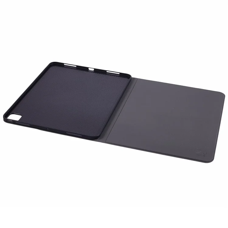 X-LEVEL Série Canvas pour iPad Pro 13 (2024) Étui en cuir à texture de tissu résistant aux chocs - Gris