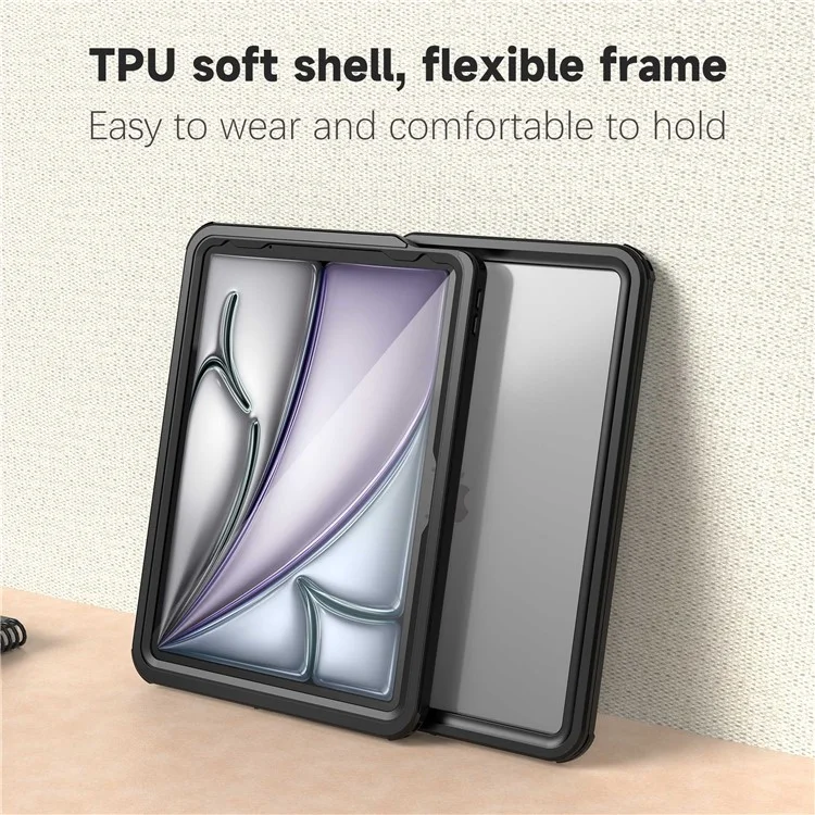 FS For iPad Air 11 (2025) / (2024)  PC+PET+TPU Tablet Case IP68 Waterproof Cover