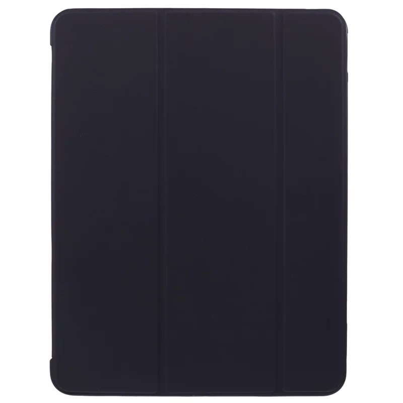 For iPad Pro 13 (2025) / 13 (2024) Case Tri-Fold Stand Leather Tablet Cover Honeycomb Design - Black