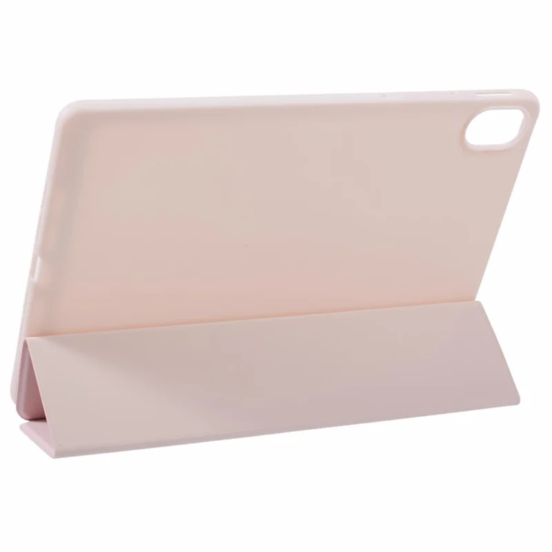 For Huawei MatePad 11.5 S (2025) / MatePad 11.5 S Case Tri-fold Stand  Leather Tablet Cover Honeycomb Texture - Pink