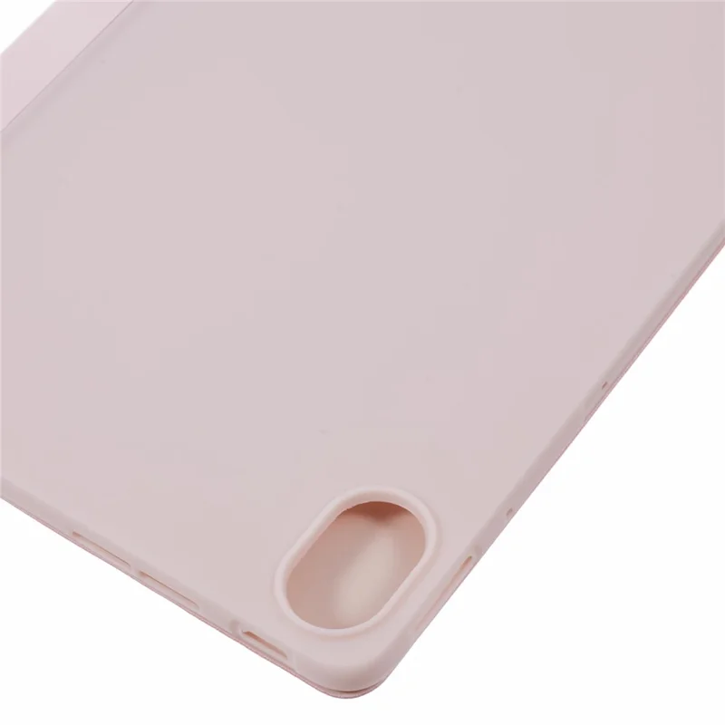 For Huawei MatePad 11.5 S (2025) / MatePad 11.5 S Case Tri-fold Stand  Leather Tablet Cover Honeycomb Texture - Pink