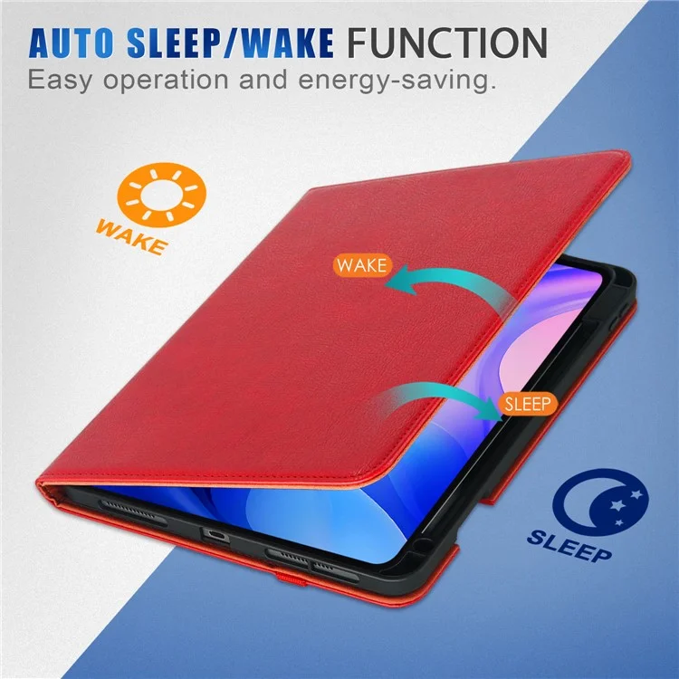 Leather Case For iPad Air 11 (2025) / (2024) / Pro 11-inch (2018) / (2020) / (2021) / (2022) / Air (2020) / (2022) Tablet Cover - Red