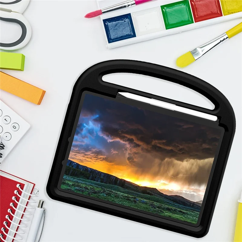 For iPad Pro 11 (2025) / 11 (2024) Case Sparrow Style EVA Tablet Cover with Kickstand - Black