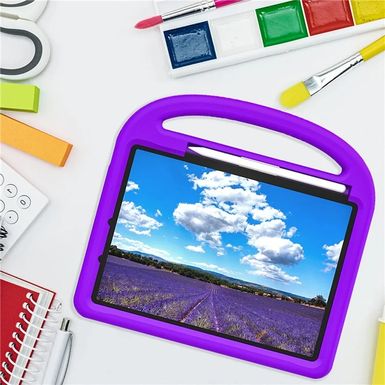 Étui pour iPad Pro 11 (2024) Sparrow Style EVA Tablet Cover avec support - Violet