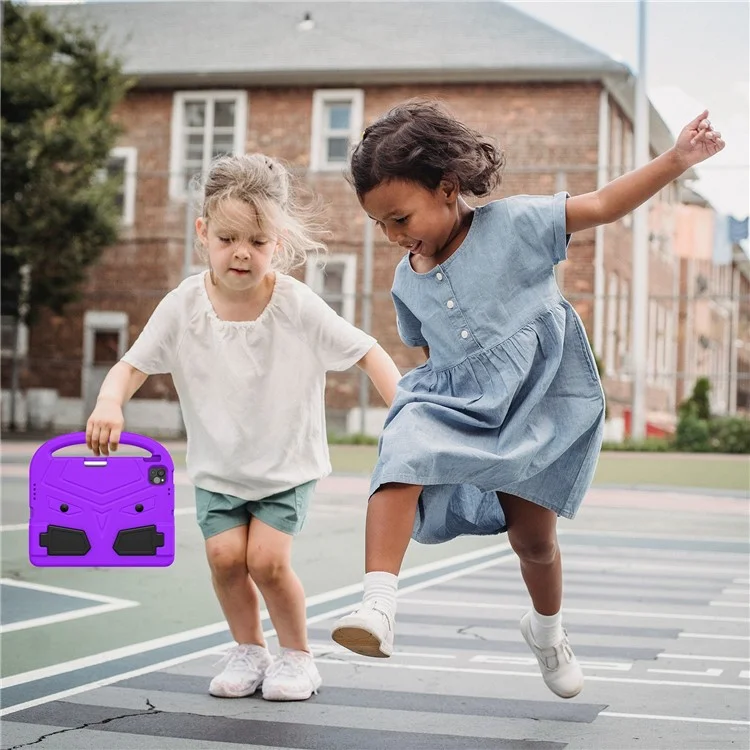Étui pour iPad Pro 11 (2024) Sparrow Style EVA Tablet Cover avec support - Violet