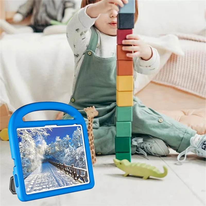 Pour iPad Air 11 (2024) Étui avec support Sparrow Style EVA Housse de tablette - Bleu