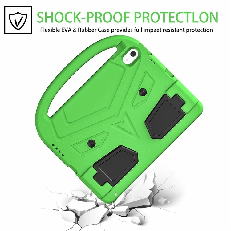 Funda con soporte para iPad Air 11 (2024) tipo Sparrow, cubierta de tableta de EVA - Verde