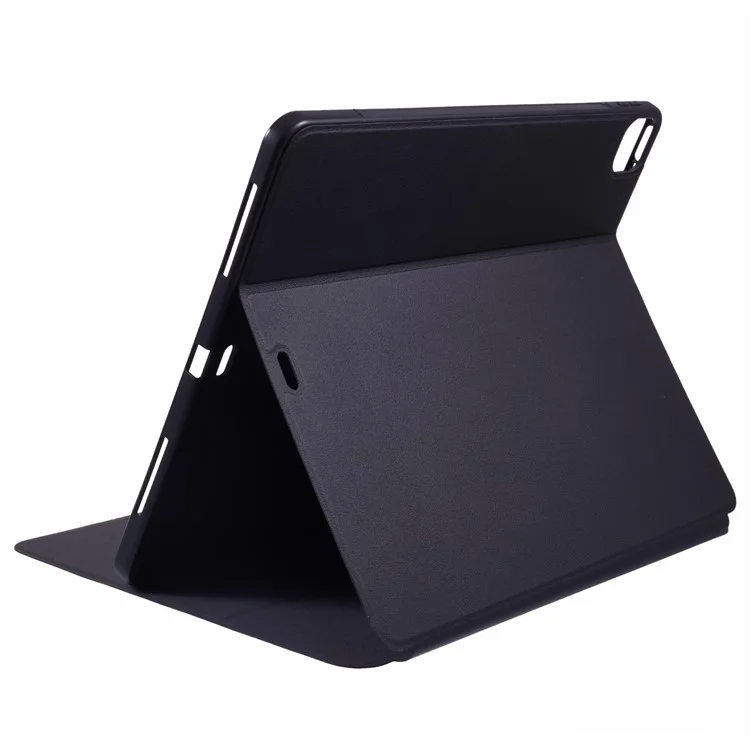 X-LEVEL Para iPad Air 13 (2024) Smart Case Stand Funda de Cuero Tablet con Soporte para Lápiz, Función de Reposo / Activación Automática - Negro
