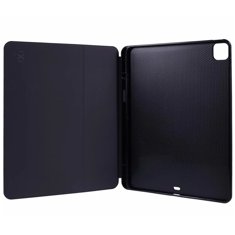 X-LEVEL Para iPad Air 13 (2024) Smart Case Stand Funda de Cuero Tablet con Soporte para Lápiz, Función de Reposo / Activación Automática - Negro