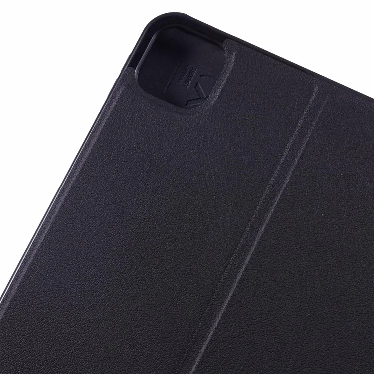 X-LEVEL Para iPad Air 13 (2024) Smart Case Stand Funda de Cuero Tablet con Soporte para Lápiz, Función de Reposo / Activación Automática - Negro