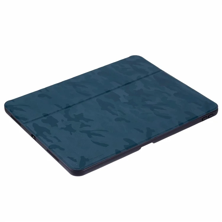 X-LEVEL Para iPad Pro 13 (2024) Funda Camouflage Pattern PU Leather Tablet Cover con Auto Wake / Sleep - Verde