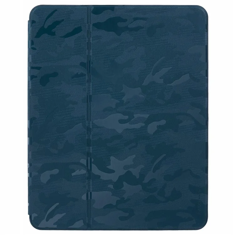 X-LEVEL Para iPad Pro 13 (2024) Funda Camouflage Pattern PU Leather Tablet Cover con Auto Wake / Sleep - Verde