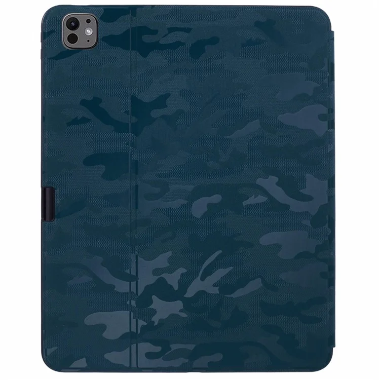 X-LEVEL Para iPad Pro 13 (2024) Funda Camouflage Pattern PU Leather Tablet Cover con Auto Wake / Sleep - Verde