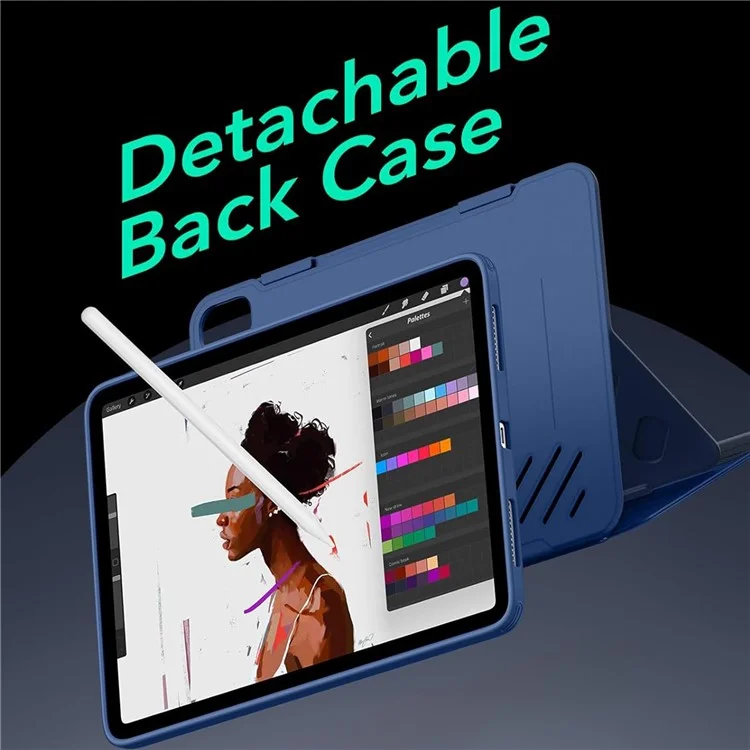 ESR Shift Magnetic Case for iPad Air 11 (2025) / (2024) / Air (2020) / (2022) Leather Tablet Cover Auto Wake / Sleep - Blue