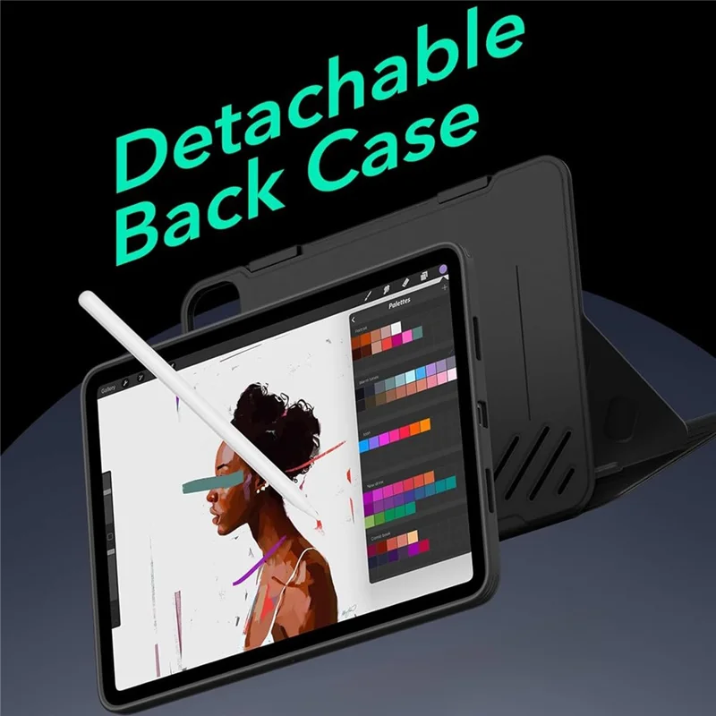 ESR Shift Magnetic Case for iPad Pro 13 (2025) / 13 (2024) Detachable Tablet Cover Auto Wake / Sleep - Black
