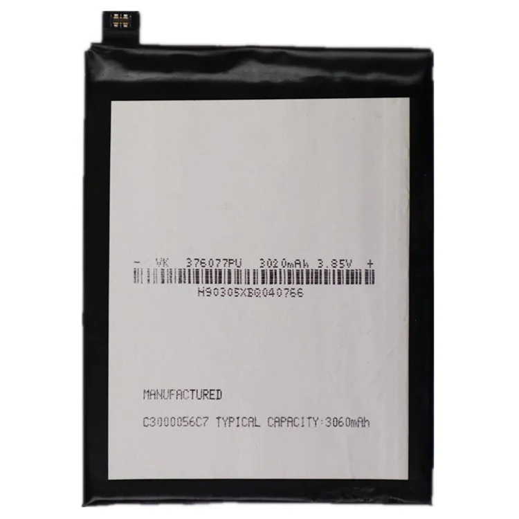 Pour Alcatel 1s (2019) 3,85 v 3000mAh Assemblage de Batteries en Polymère Li-ion Rechargeable (Encode: TLP030K7) (sans Logo)