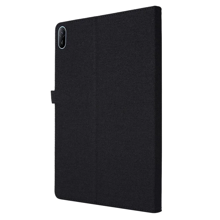 Para Huawei MatePad SE 11 Capa de Couro Suporte de Cartão Textura de Tecido Capa de Tablet - Preto