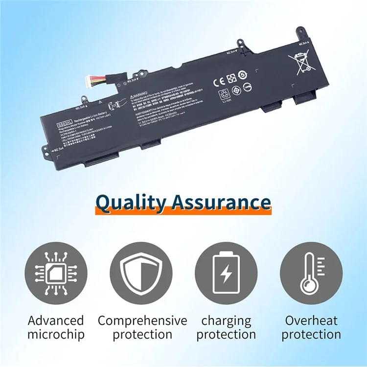 For HP Elitebook 730 G5 / 735 G5 / 745 G5 / 755 G5 / 830 G5 / 840 G5 11.55V 4330mAh OEM Battery Replacement (Encode: SS03XL) (Without Logo)
