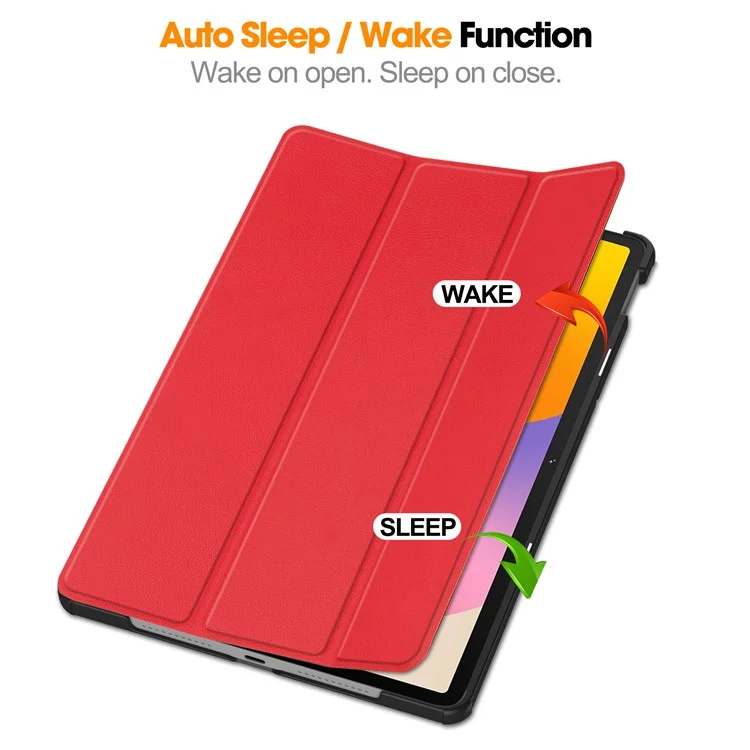 For Huawei MatePad SE 11 Stand Case Shockproof Leather Tablet Cover - Red