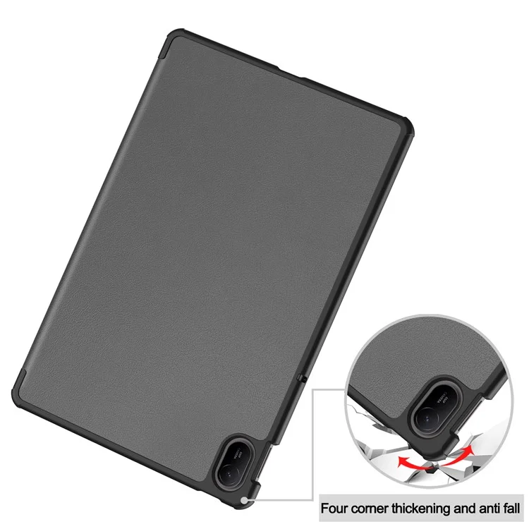 For Huawei MatePad SE 11 Stand Case Shockproof Leather Tablet Cover - Grey