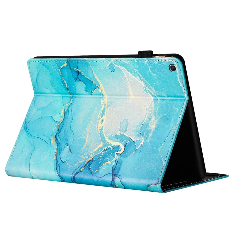 Per Samsung Galaxy Tab A 10.1 (2019) T510 Custodia in pelle Autosleep/Sveglia Marmo Custodia per tablet - Verde