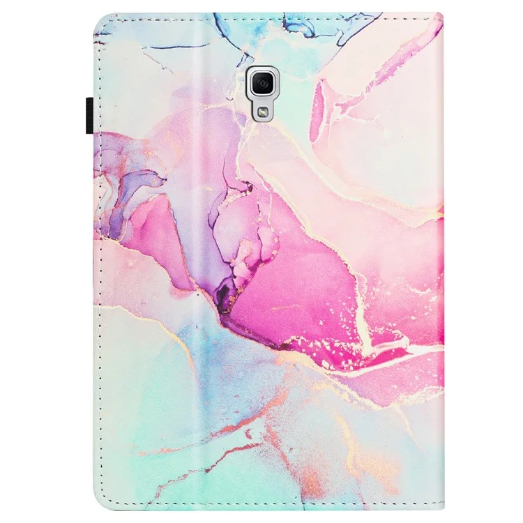 Per Samsung Galaxy Tab A 10.5 (2018) T590 T595 Custodia Smart Leather Cover Multi-Angle Stand Marble Pattern - Rosa