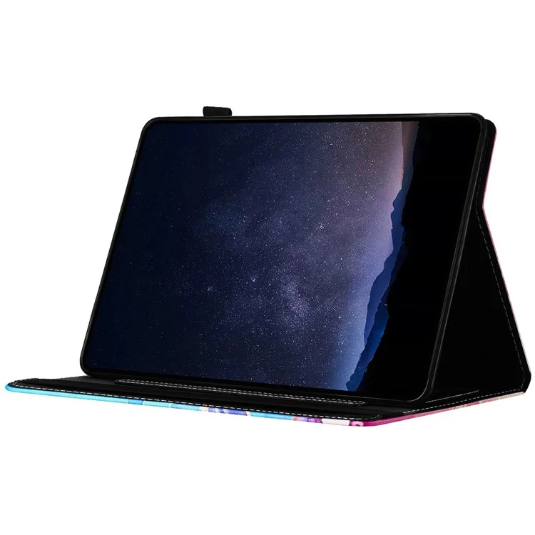 Для Amazon Fire HD 8 (2020) / (2022) Чехол Мраморная кожа Защитный чехол для планшета с автоматическим пробуждением / сном - Розовый / Синий