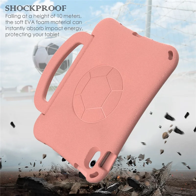 EVA Case for iPad (2025) / 10.9 (2022) / Air 11 (2025) / (2024) Tablet Protective Cover with Kickstand - Light Pink