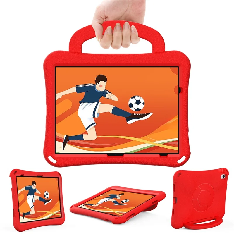 EVA Case for iPad (2025) / 10.9 (2022) / Air 11 (2025) / (2024) Tablet Protective Cover with Kickstand - Red