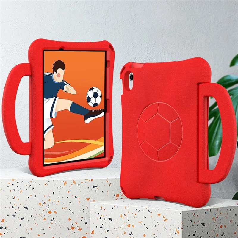 EVA Case for iPad (2025) / 10.9 (2022) / Air 11 (2025) / (2024) Tablet Protective Cover with Kickstand - Red