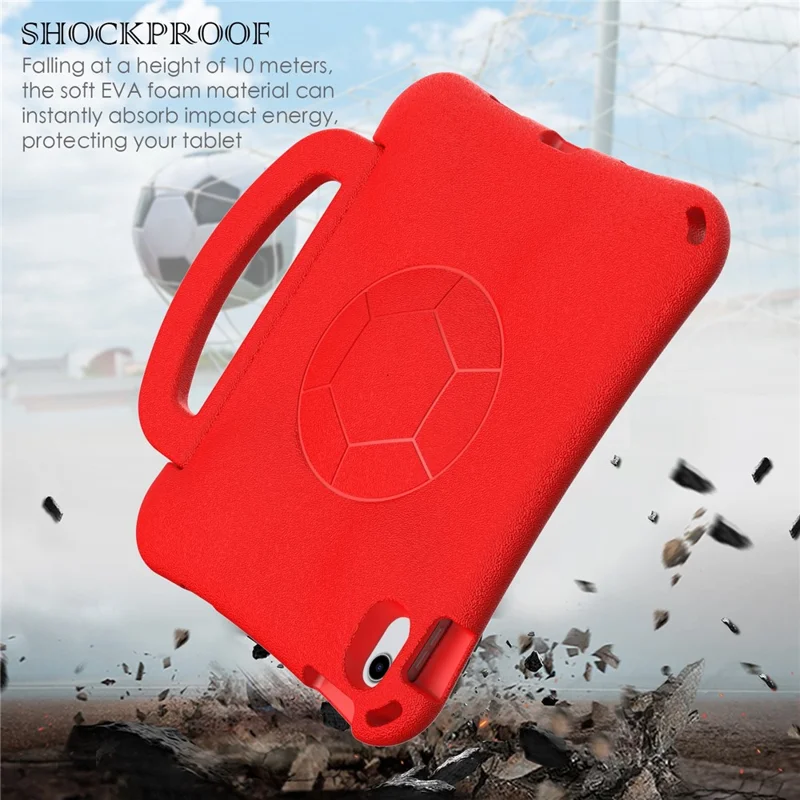 EVA Case for iPad (2025) / 10.9 (2022) / Air 11 (2025) / (2024) Tablet Protective Cover with Kickstand - Red