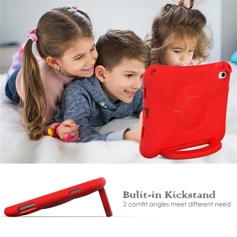 EVA Case for iPad (2025) / 10.9 (2022) / Air 11 (2025) / (2024) Tablet Protective Cover with Kickstand - Red