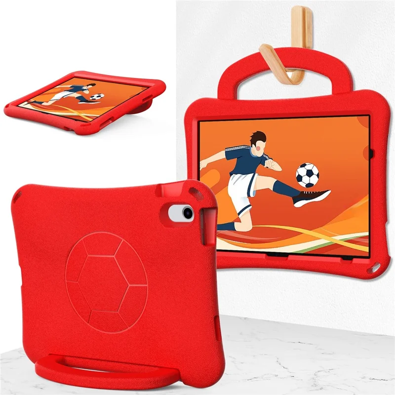 EVA Case for iPad (2025) / 10.9 (2022) / Air 11 (2025) / (2024) Tablet Protective Cover with Kickstand - Red