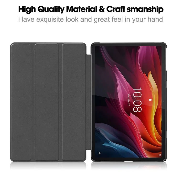 For Lenovo Tab K11 Plus Case Pattern Print Leather Tablet Cover with Stand - Galaxy