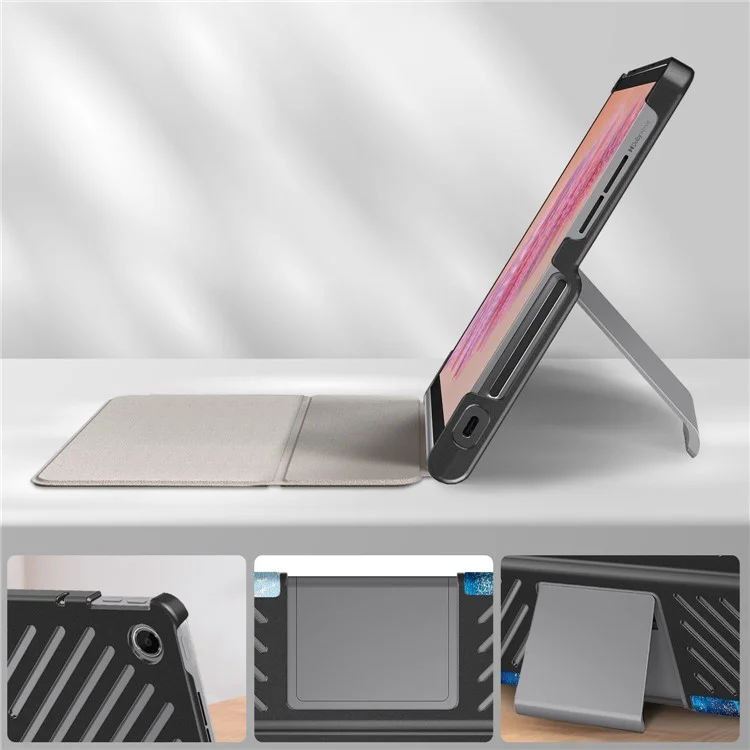 Per Lenovo Tab Plus 11.5 pollici TB351FU Custodia con motivo Tablet Custodia in pelle Dissipazione del calore a fori - Onda