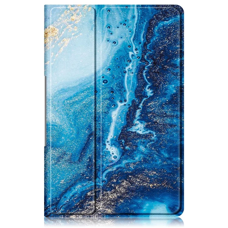 Per Lenovo Tab Plus 11.5 pollici TB351FU Custodia con motivo Tablet Custodia in pelle Dissipazione del calore a fori - Onda