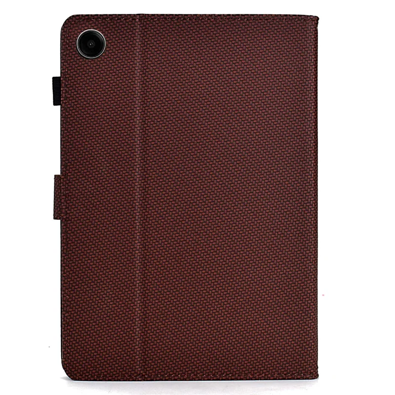 For Samsung Galaxy Tab A9 Case Auto Wake / Sleep PU Leather Stand Tablet Cover - Brown