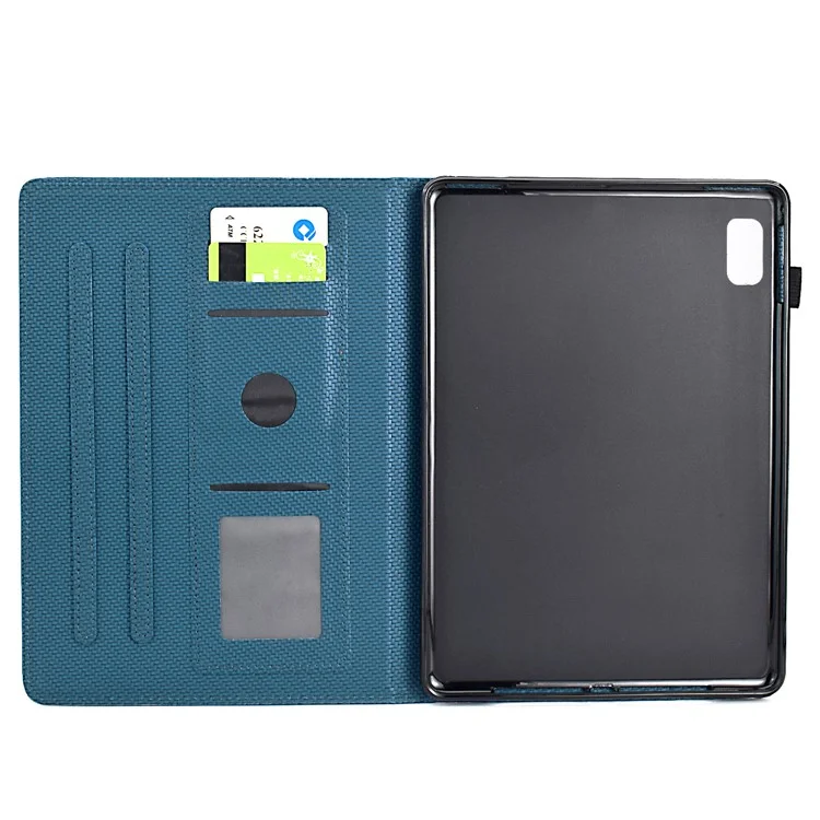 For Lenovo Xiaoxin Pad Plus (2023) / Tab P11 Gen 2 TB-350 Case PU Leather Tablet Stand Cover - Sapphire