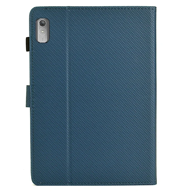 For Lenovo Xiaoxin Pad Plus (2023) / Tab P11 Gen 2 TB-350 Case PU Leather Tablet Stand Cover - Sapphire
