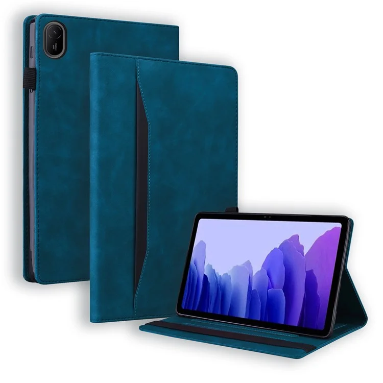 Para Huawei MatePad SE 11 Case PU Leather Stand Tablet Cover Card Slots - Azul