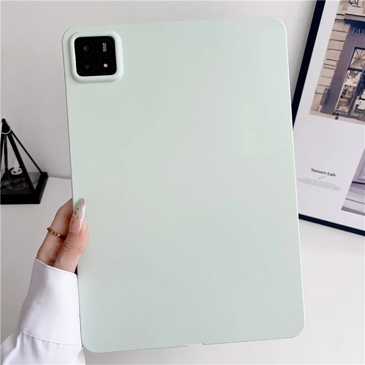 Para Xiaomi Pad 6S Pro 12.4 Capa Skin-Touch Feeling Soft TPU Tablet Cover - Verde Menta