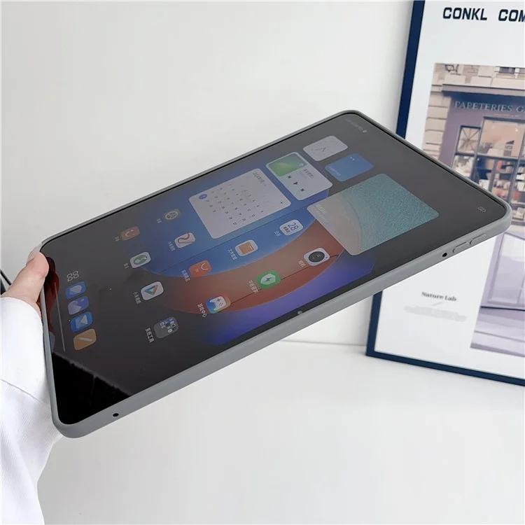 Para Xiaomi Pad 6S Pro 12.4 Capa Skin-Touch Feeling Soft TPU Tablet Cover - Verde Menta