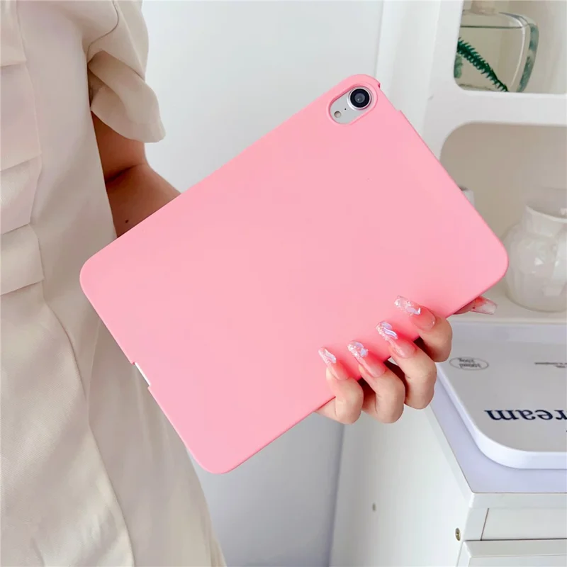 For iPad mini (2024) / mini (2021) TPU Case Skin-Touch Feeling Scratch-Proof Tablet Cover - Pink