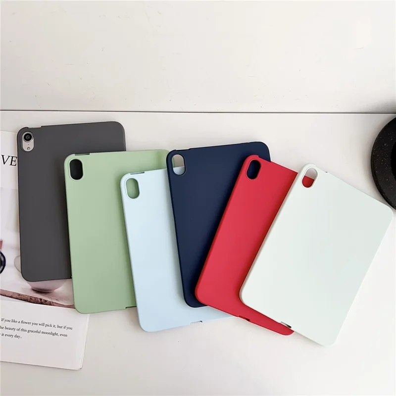 For iPad mini (2024) / mini (2021) TPU Case Skin-Touch Feeling Scratch-Proof Tablet Cover - Pink