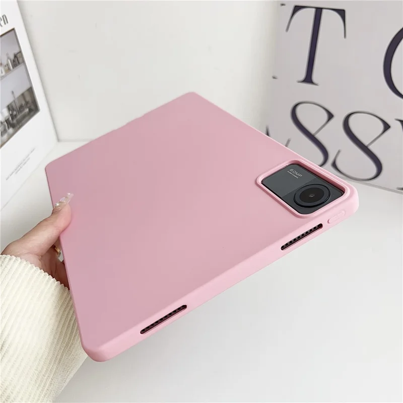 For Xiaomi Redmi Pad SE Case Skin-Touch Anti-Scratch Soft TPU Tablet Cover - Purple