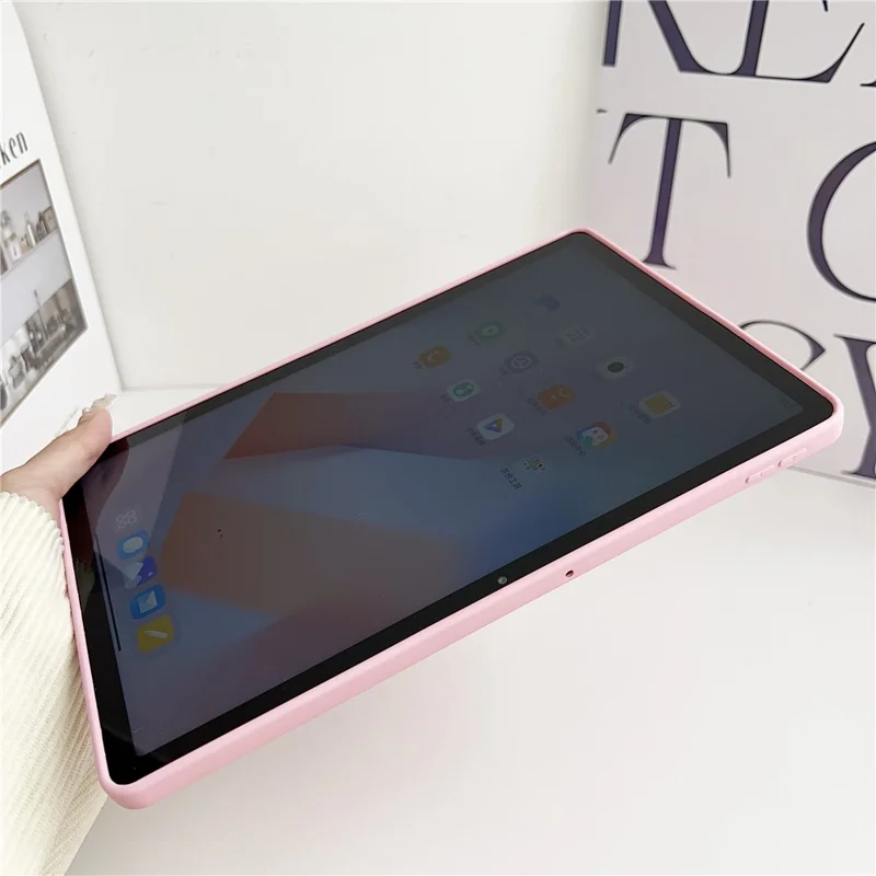 For Xiaomi Redmi Pad SE Case Skin-Touch Anti-Scratch Soft TPU Tablet Cover - Purple
