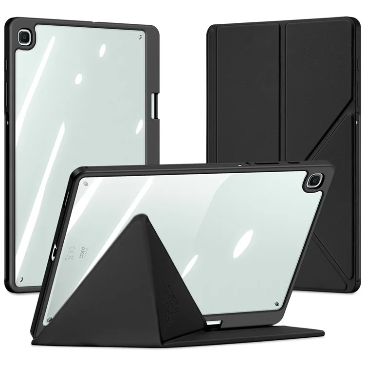 DUX DUCIS Magi Series for Samsung Galaxy Tab S6 Lite (2024) / (2022) / (2020) Case Origami Stand Leather Tablet Cover - Black