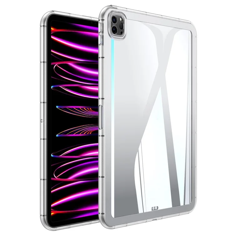 Für iPad Pro 13 (2024) Case TPU Transparent Back Protective Tablet Cover - Transparent
