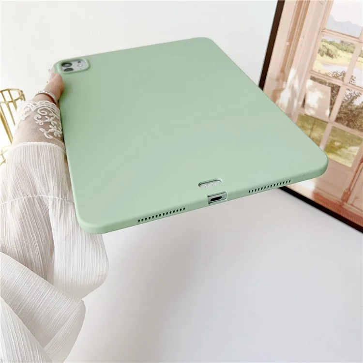 Für iPad Pro 13 (2024) Case Skin-Touch TPU Anti-Scratch Tablet Cover - Baby Blue