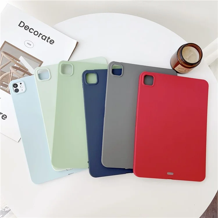 Für iPad Pro 13 (2024) Case Skin-Touch TPU Anti-Scratch Tablet Cover - Baby Blue